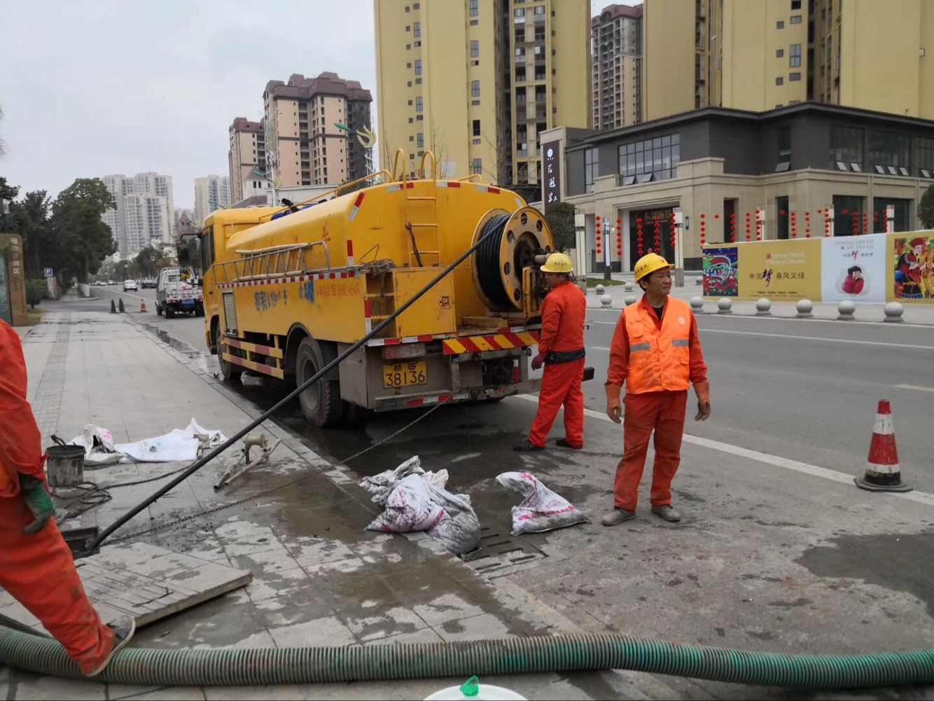 宁南排污管道清淤-管道清洗